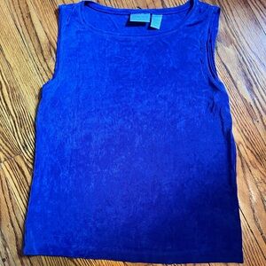 Chico's Rich Blue Tank Top